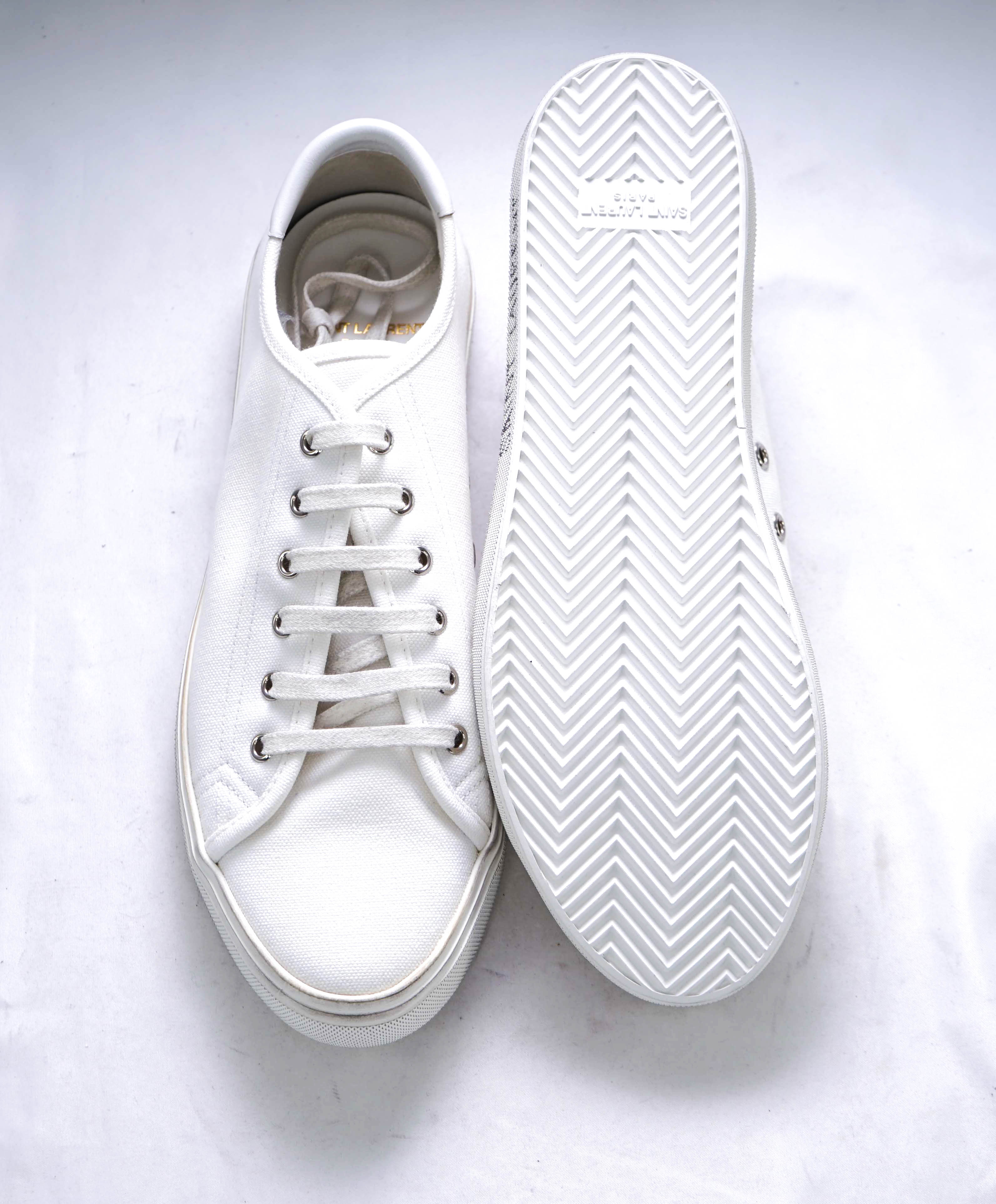 $750 SAINT LAURENT - *MALIBU* Sneakers White - 9 (42EU)