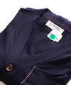 $1,295 BRUNELLO CUCINELLI - *CASHMERE/WOOL* Navy Cardigan Sweater- 58 (46US))