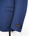 ERMENEGILDO ZEGNA - Medium Blue Birdseye Blue Textured Suit - 48S