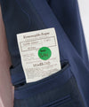 ERMENEGILDO ZEGNA - Medium Blue Birdseye Blue Textured Suit - 48S