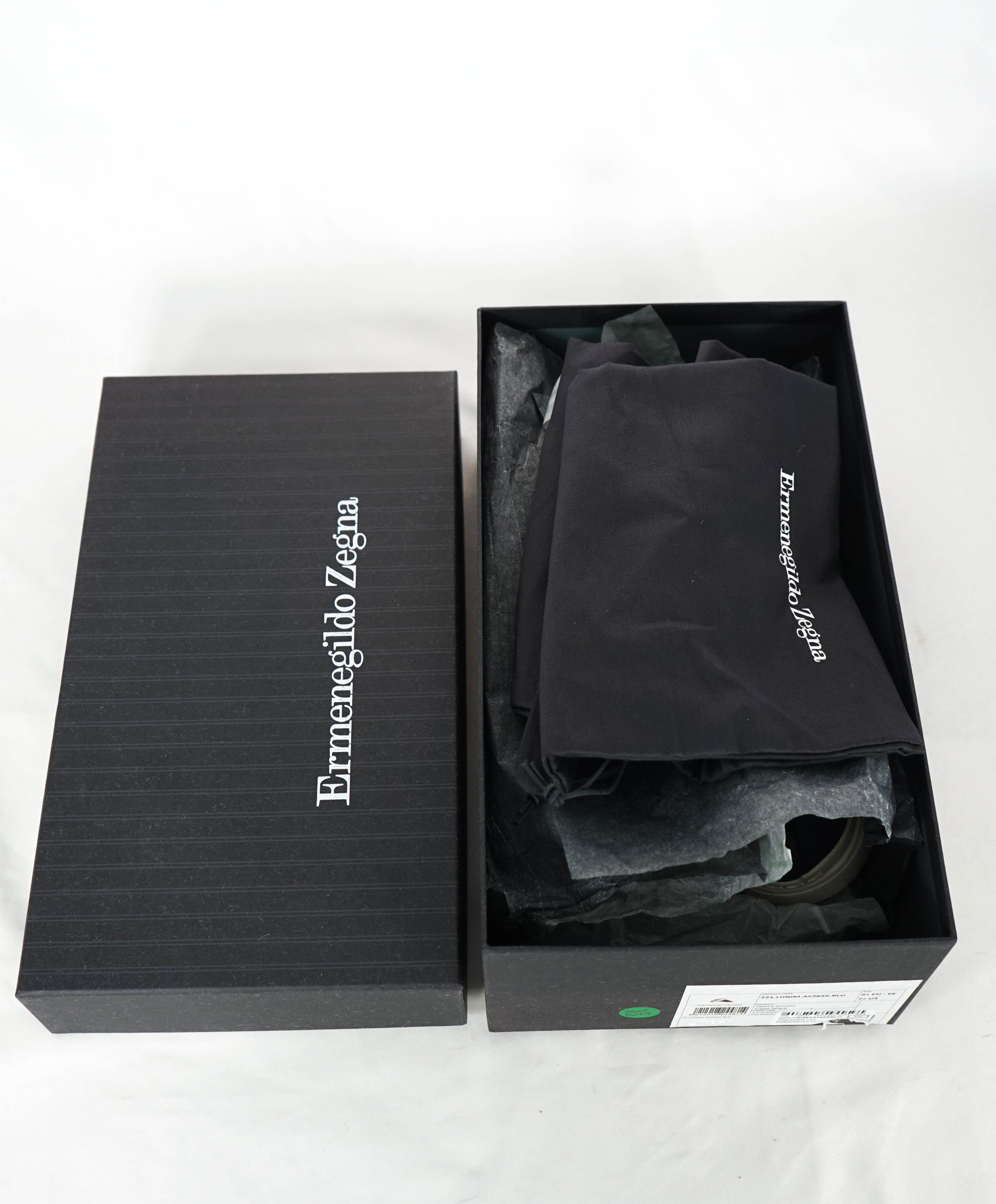 $800 ERMENEGILDO ZEGNA - COUTURE "Triple Stitch" Sneakers - 7.5 US (40,5 EU)