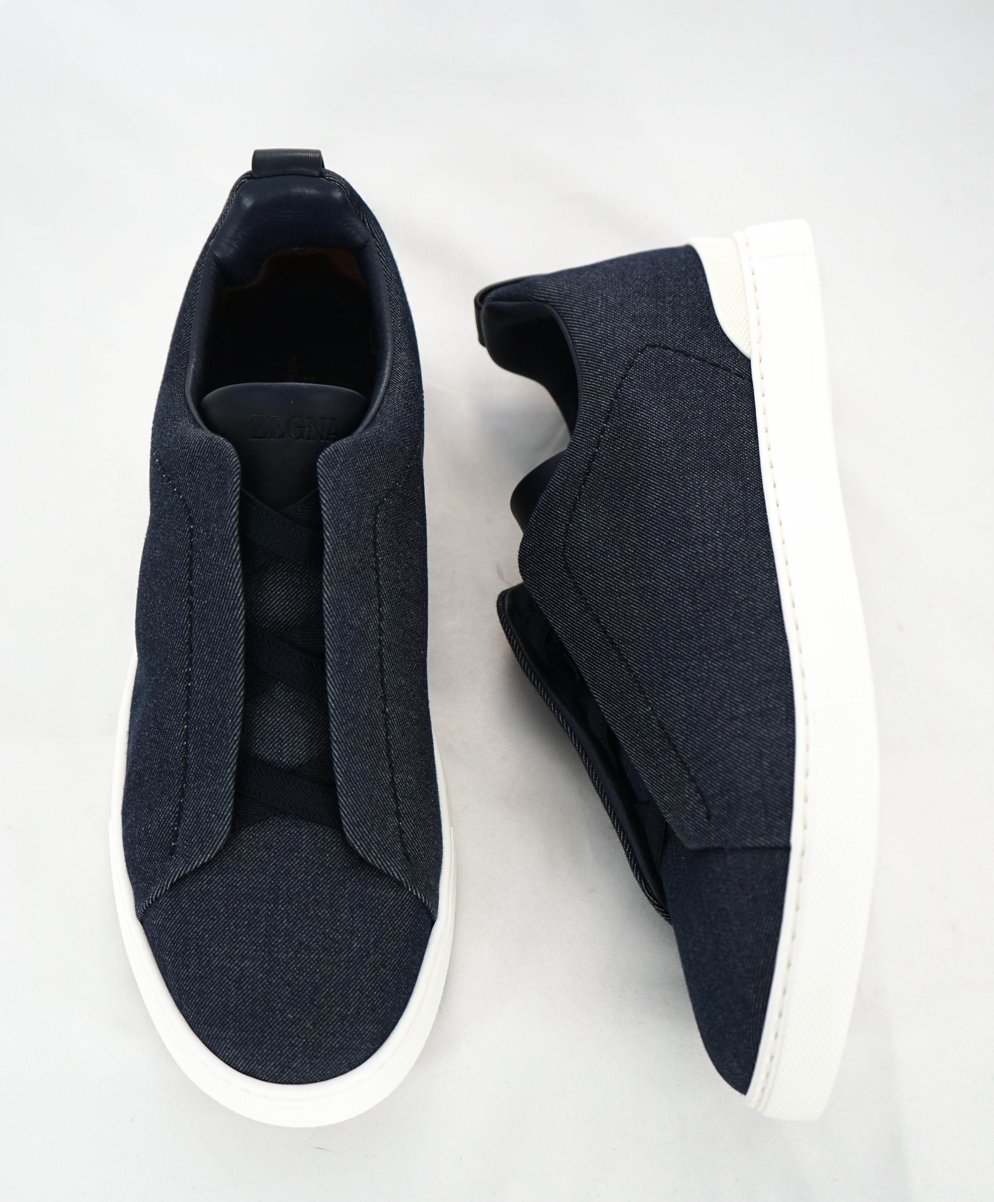 $800 ERMENEGILDO ZEGNA - COUTURE "Triple Stitch" Sneakers - 7.5 US (40,5 EU)