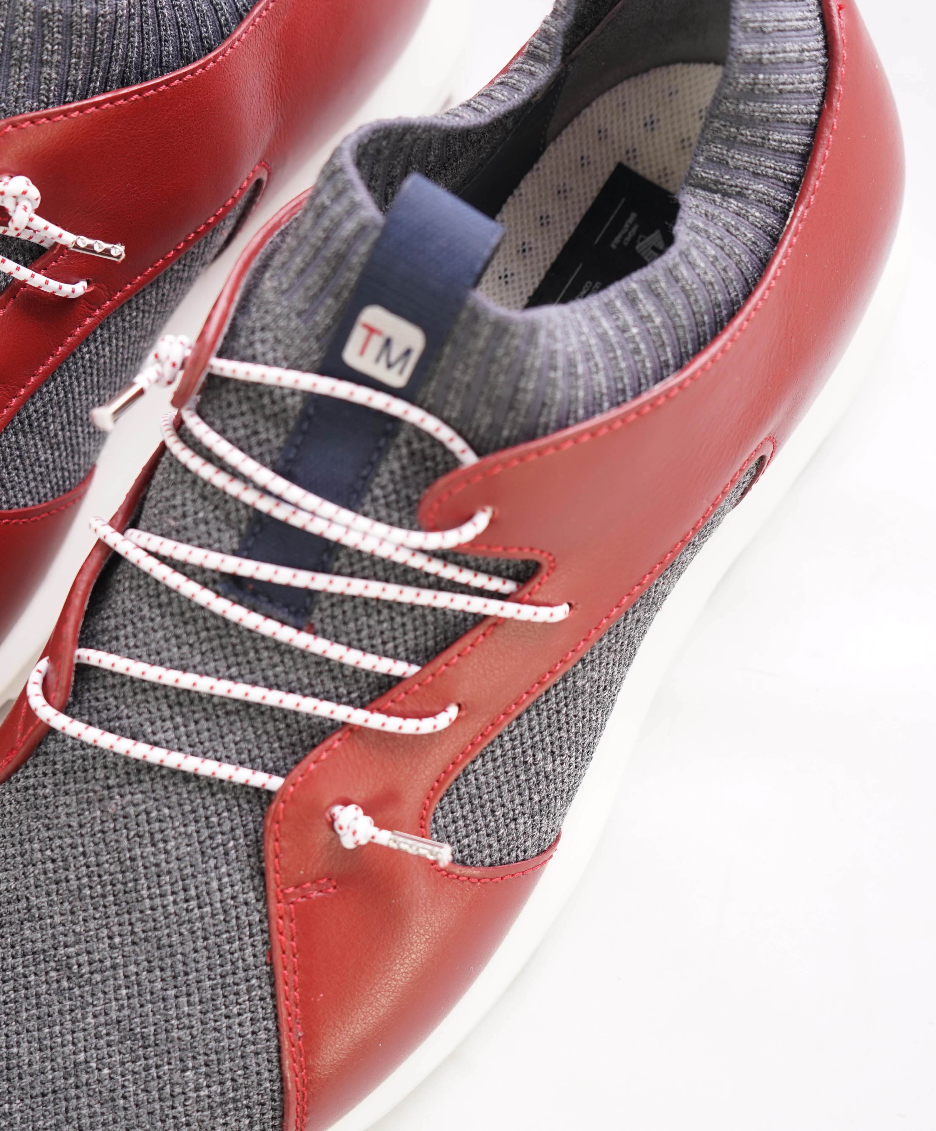 $790 Z ZEGNA - TECNMERINO SOCK LACE UP / Slip On Sneakers - 10 US (43 EU)