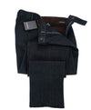 $895 ERMENEGILDO ZEGNA - SILK Modern Pleated Denim Pants - 35W