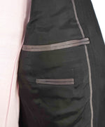 $1,495 ARMANI COLLEZIONI - “G Line” Black Tonal Stripe Blazer - 42R