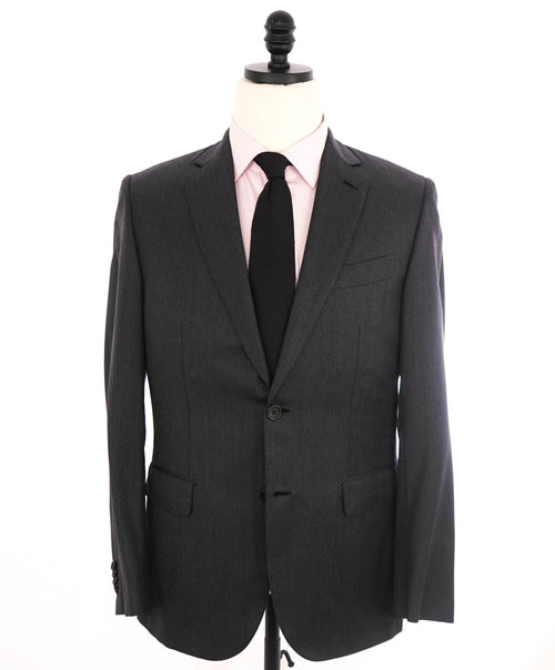 $6700 BRIONI - SLIM Gray Birds Eye Textured Weave *F-LIGHT* Super 160's Suit - 38R