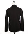 ELEVENTY - Navy & Brown Wool Blend Herringbone Sweater Jacket Blazer - 3XL
