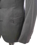 $2,995 RALPH LAUREN PURPLE LABEL - *WOOL* Ticket Pocket Gray Suit - 40R 35W