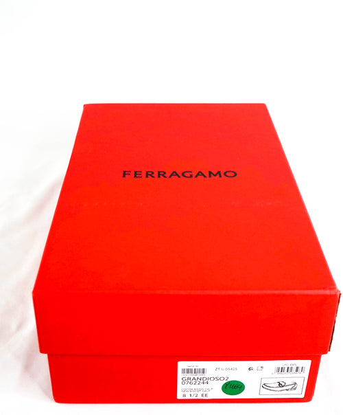 SALVATORE FERRAGAMO - “GRANDIOSO 2" Gancini Bit Loafer Brown Leather - 8.5 EE