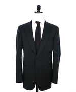 $3,000 ISAIA - Satin PEAK LAPEL Black Wool Tuxedo Dinner Jacket Blazer - 44R