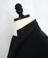 ERMENEGILDO ZEGNA - "MULTISEASON" Closet Staple Textured Solid Black Suit - 48R