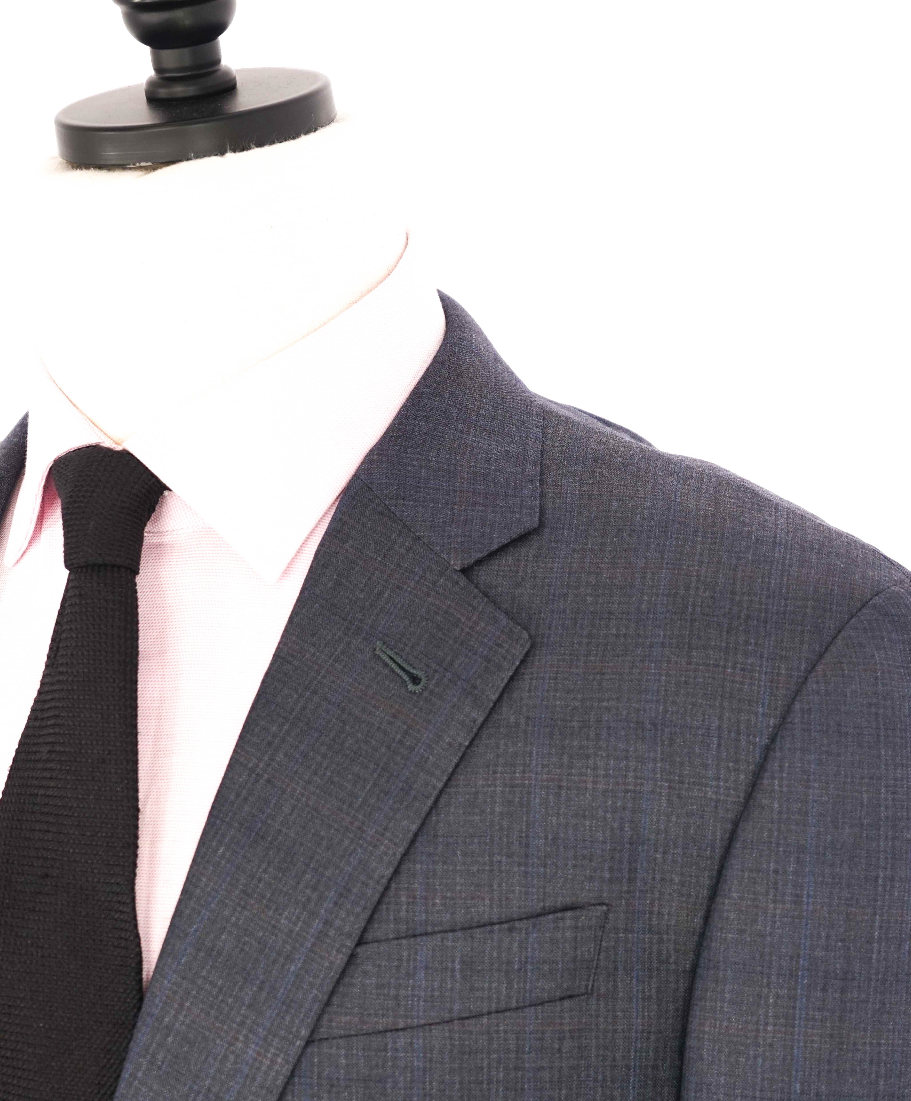 $3,795 GIORGIO ARMANI - "SOFT" Gray Check Notch Lapel SUPER 150's Suit - 42R
