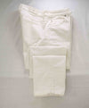 $575 ELEVENTY - White Stretch Cotton Dress/Casual 5-Pocket Jeans Pants- 33W