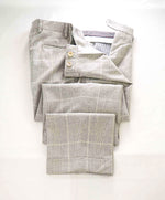 $745 ELEVENTY - Gray Check Plaid WOOL *Closet Staple* Dress Pants- 34W