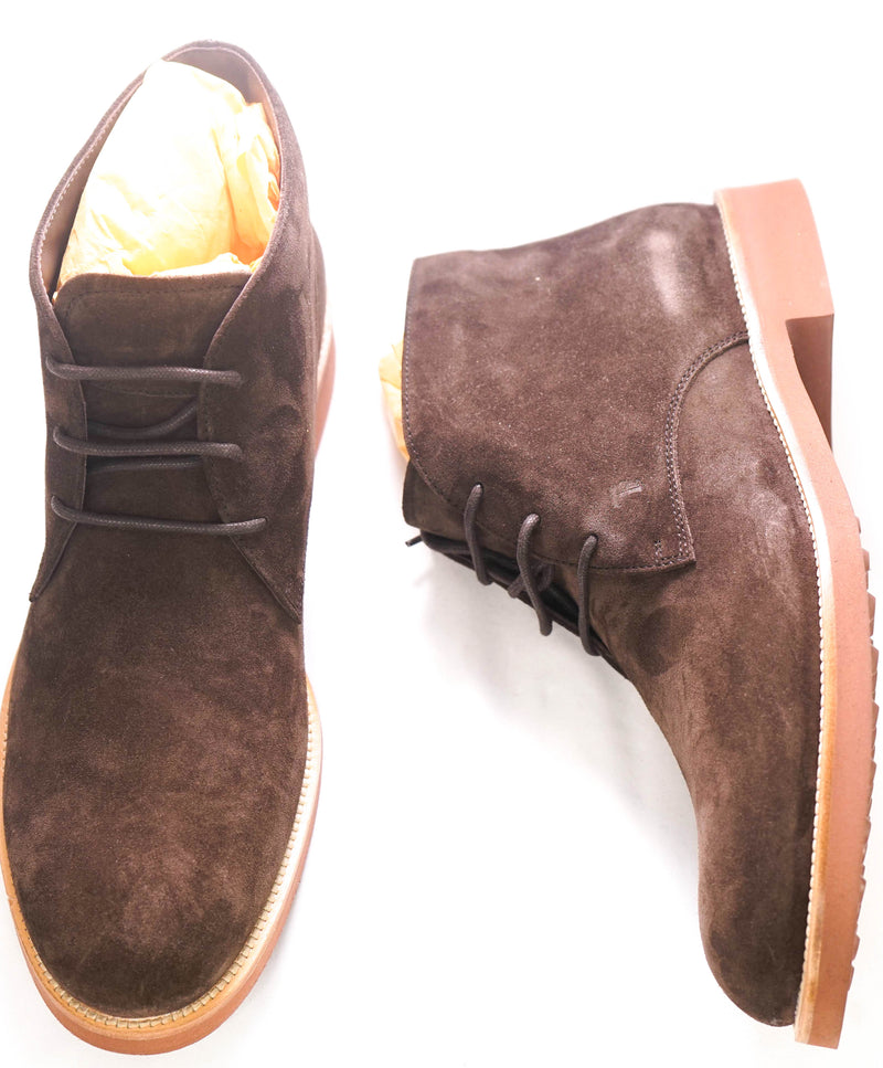 TOD’S - Supple Suede "POLACCO ALTO" Logo Chukka Boot - 11.5 US (10.5 T)