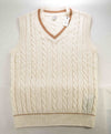 $545 ELEVENTY - Cable Knit WOOL/CASHMERE *CRICKET* Sweater Vest - X-Large