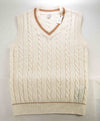 $545 ELEVENTY - Cable Knit WOOL/CASHMERE *CRICKET* Sweater Vest - Large