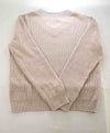 $545 ELEVENTY - Tipped CRICKET SWEATER Cotton/Linen V-Neck Sweater - XL