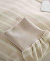 $695 ELEVENTY - Neutral / Ivory Crewneck Nautical Stripe ATHLEISURE Sweater - M