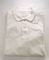 $345 ELEVENTY - Neutral Cotton MOP Button Pique Polo Shirt - Medium