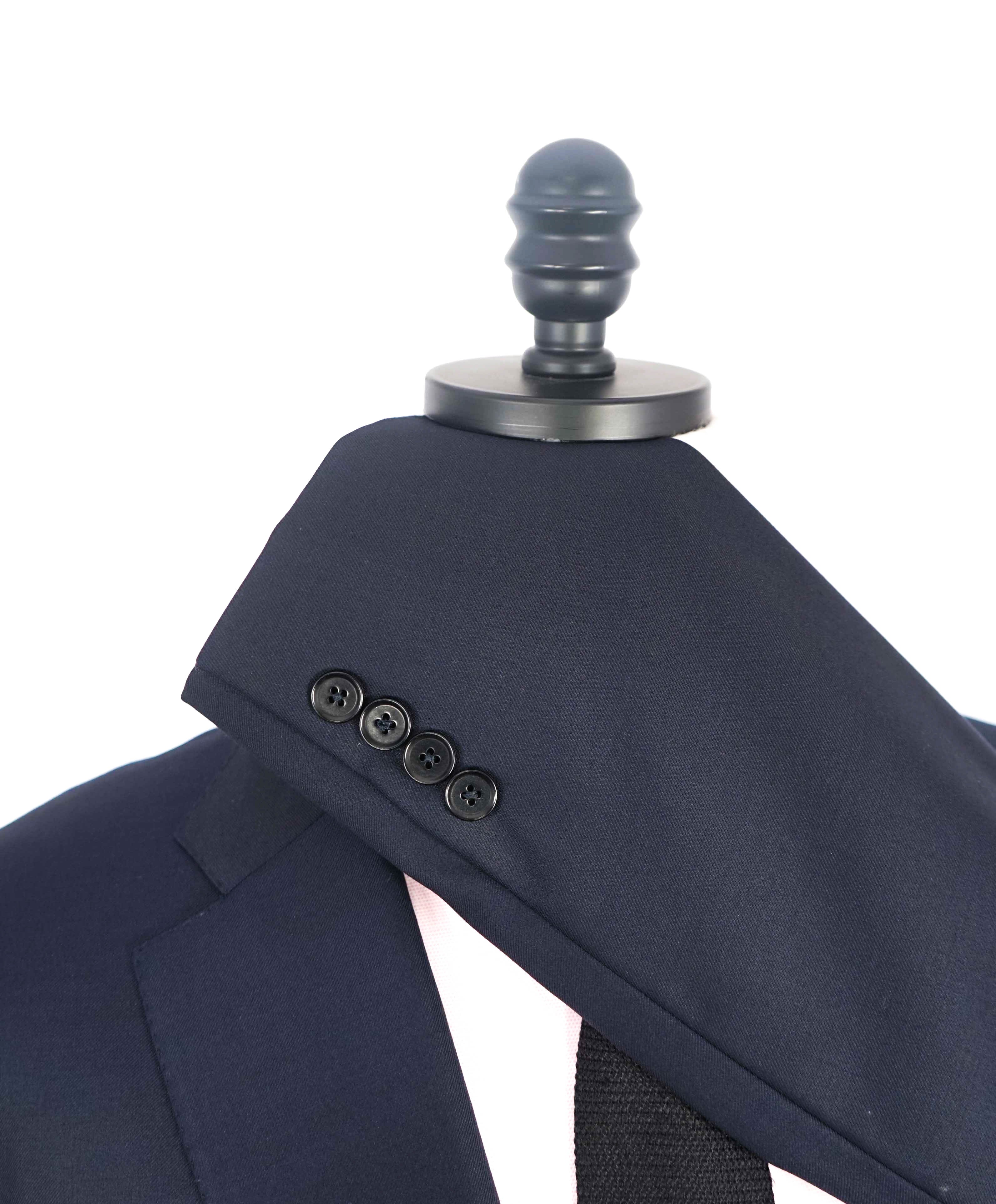 $3,750 ISAIA - Navy Blue "SANITA" *CLOSET STAPLE* Coral Pin Suit - 50R