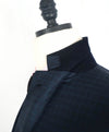 $6700 BRIONI - Blue Micro Check Notch Lapel Super 150's Suit - 42R