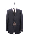 $3,995 ERMENEGILDO ZEGNA -"TROFEO" Navy Blue Birdseye Suit - 40L 35W