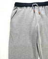 $595 ELEVENTY - Athleisure Cotton Navy/Gray Sweatpants With Suede Tabs - XL