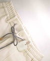 $995 ELEVENTY - JOGGER *PIQUE* Ivory Cotton Dress Pants- 32W