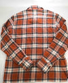 $595 ELEVENTY PLATINUM - Cotton/LINEN Ivory / Rust Shirt Jacket Coat - M