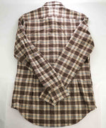$495 ELEVENTY - Neutral *FLANNEL* CASHMERE/WOOL/Cotton Button Shirt - M