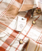 $795 ELEVENTY PLATINUM - Snap Western QUILTED Shirt Jacket Coat - M