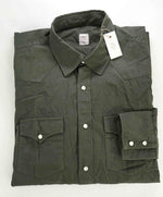 $395 ELEVENTY - Green *Snap Front* Snap Texas Style Western Shirt - L