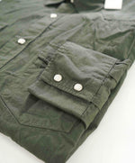 $395 ELEVENTY - Green *Snap Front* Snap Texas Style Western Shirt - L