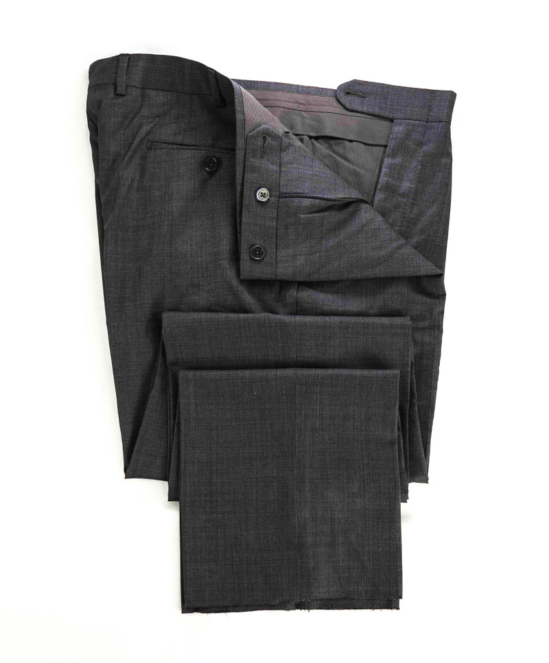 $795 ERMENEGILDO ZEGNA - "MILA" Textured Gray Dress Pants - 36W (52EU)