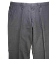 $295 HUGO BOSS - "Genesis2 " Navy / Gray Flat Front Check Plaid Dress Pants -38W