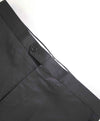 SAKS FIFTH AVE - Black Wool & Silk MADE IN ITALY Flat Front Dress Tux Pants- 34W