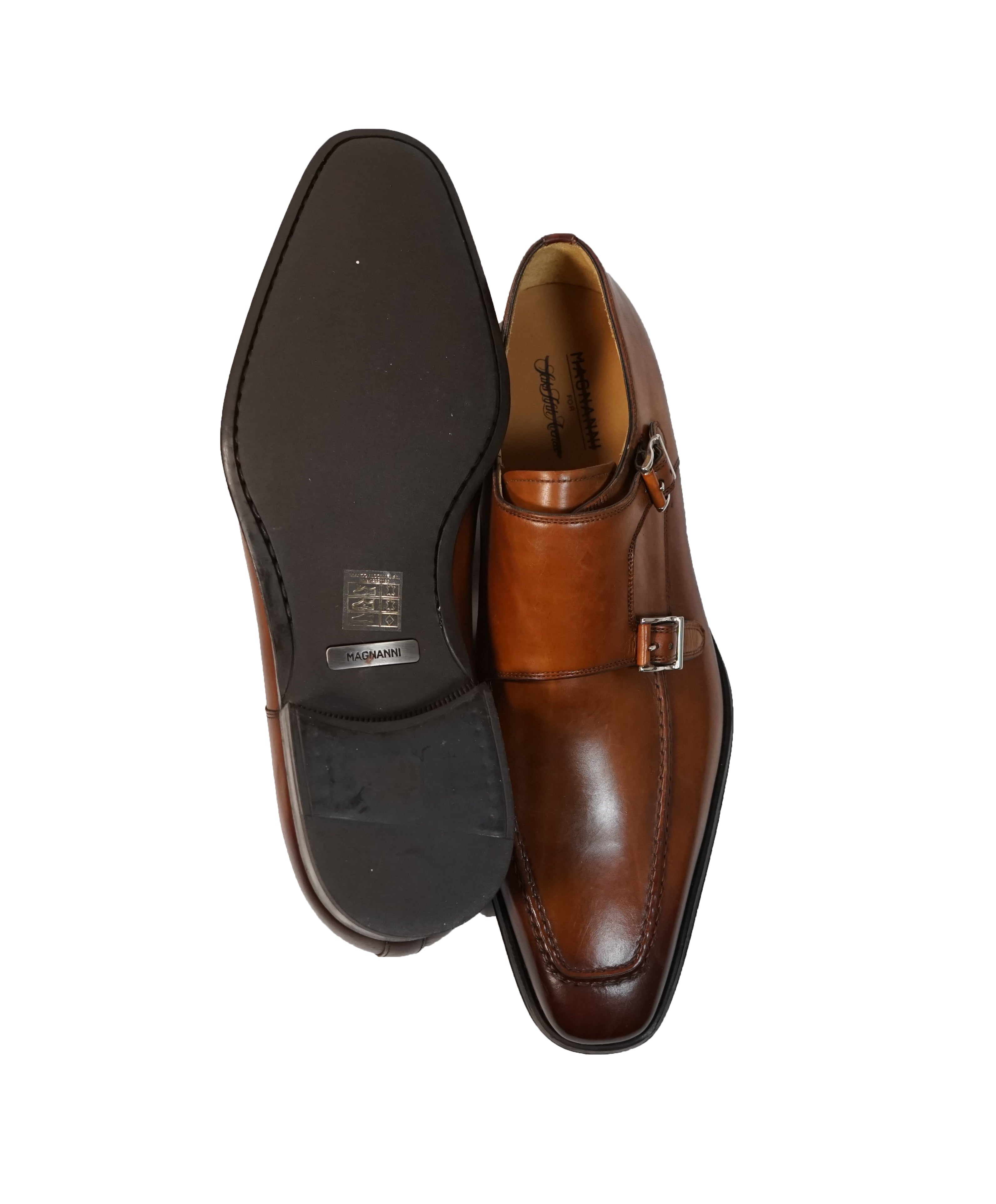 MAGNANNI FOR SFA - Double Monk Strap Loafers - 12