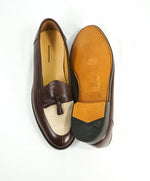 NETTLETON - "King Street" Leather Tassel Loafers Brown Hand Made In England - 9