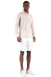 $395 ELEVENTY -Neutral *POPOVER* Wide Spread Button Dress Shirt - XL (42)