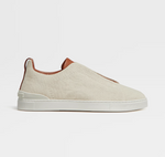 $790 ERMENEGILDO ZEGNA - COUTURE "Triple Stitch" Sneakers - 12 US (45 EU)