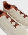 $790 ERMENEGILDO ZEGNA - COUTURE "Triple Stitch" Sneakers - 12 US (45 EU)