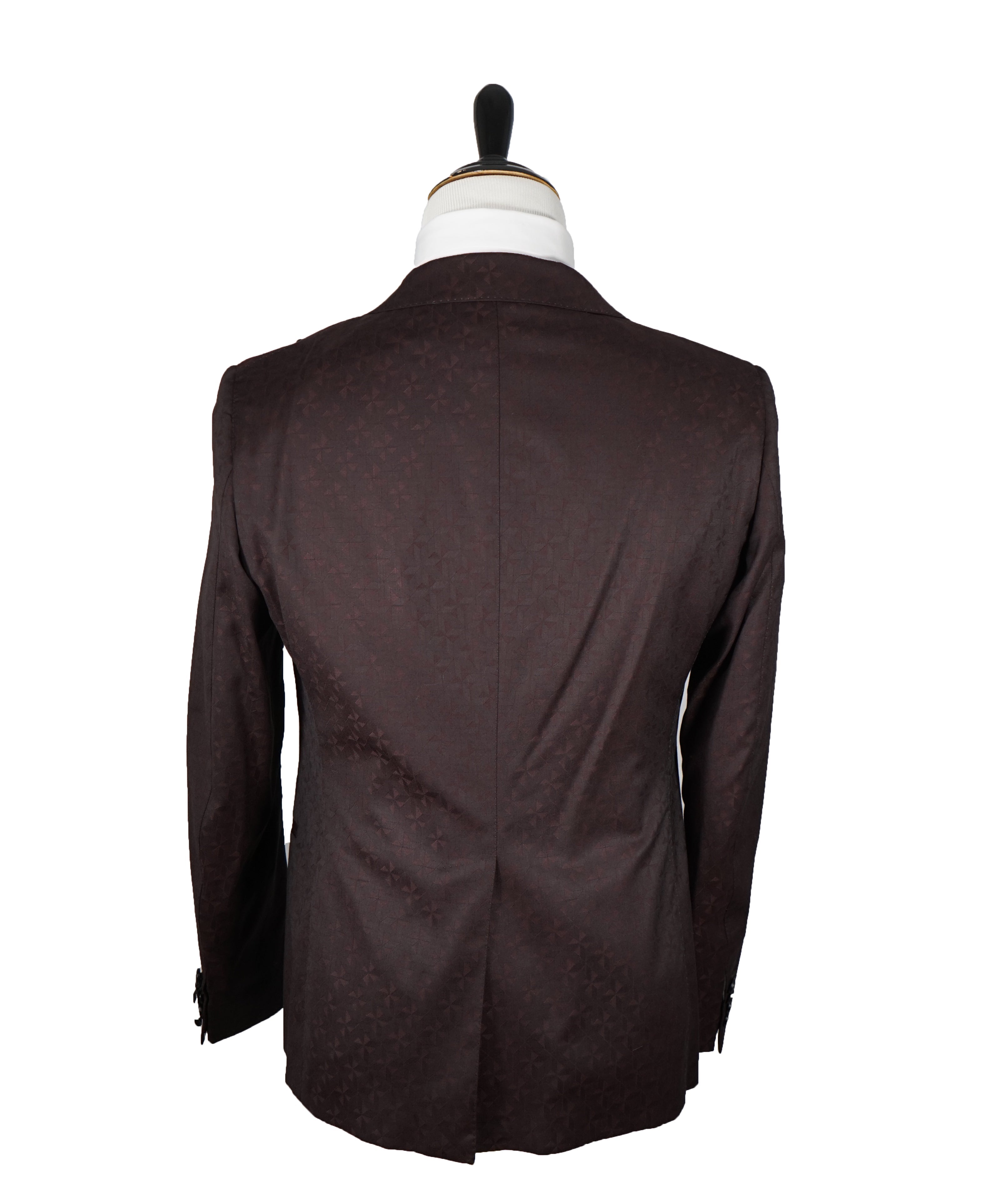TONELLO - Wide Peak Lapel Dinner Jacket Geometric - 40R