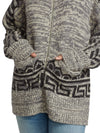$695 RAG & BONE - "COWICHAN" ALPACA WOOL Fair Isle Cardigan Sweater - XS