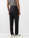 $435 OFFICINE GENERALE - Luigi Pleated Wool Dress Pants - 32W
