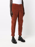 ELEVENTY - Cotton Rust/Ochre Patch Pocket Corduroy Pants- 32W