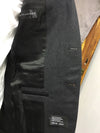 $1,995+Tax Ralph Lauren Black Label "Flannel Suit" Charcoal **Side Tabs!** Sz40L