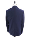ABLA - Wide Peak Lapel Royal Blue Oxford Weave Blazer "TOM FORD STYLE" - 48R