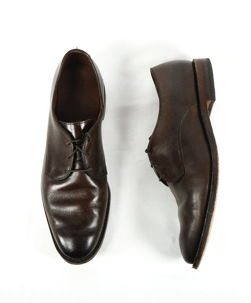ALLEN EDMONDS - “Kenilworth” Brown Plain Vamp Oxfords - 10 D