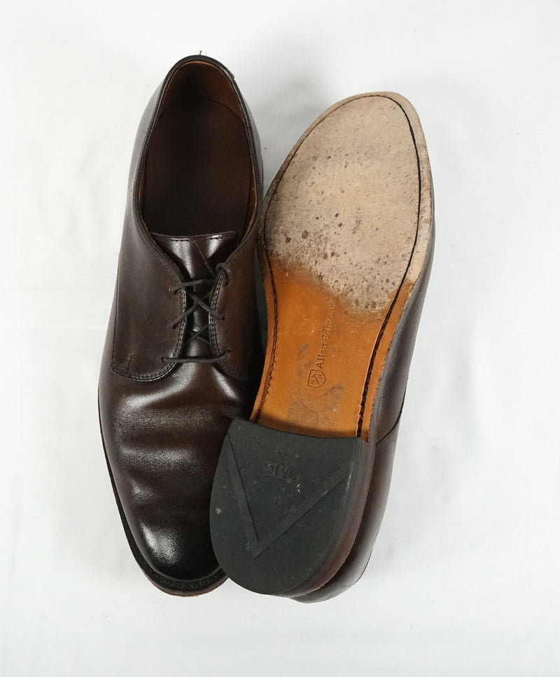 ALLEN EDMONDS - “Kenilworth” Brown Plain Vamp Oxfords - 10 D
